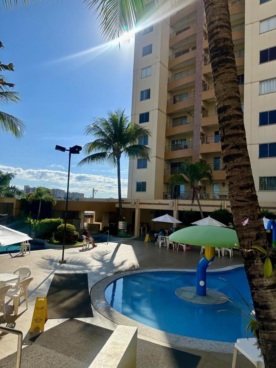 Aparthotel Caldas Novas - Prive Das Thermas II - Apto 3 Quartos - Parque Aquatico Extérieur photo