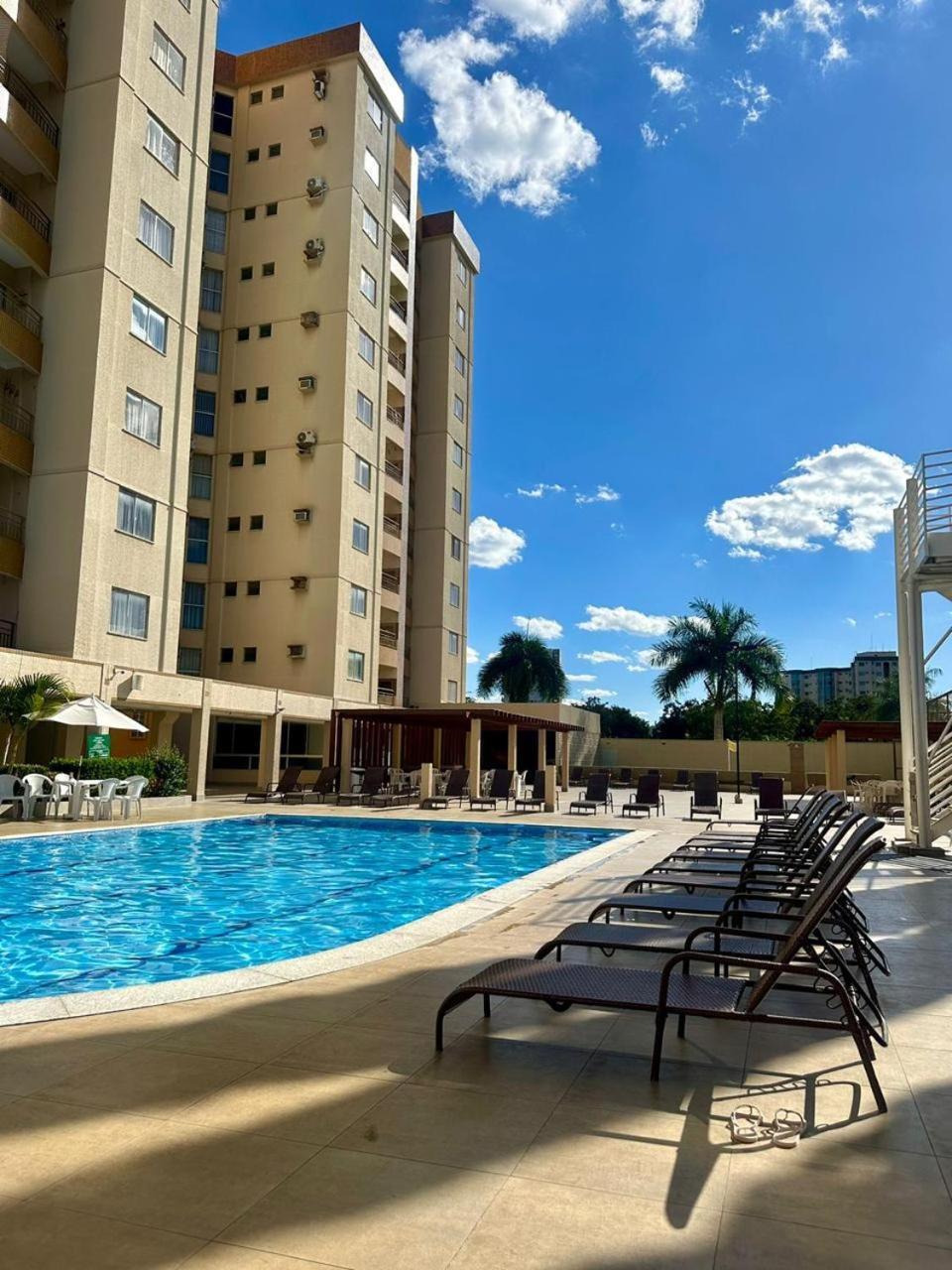 Aparthotel Caldas Novas - Prive Das Thermas II - Apto 3 Quartos - Parque Aquatico Extérieur photo
